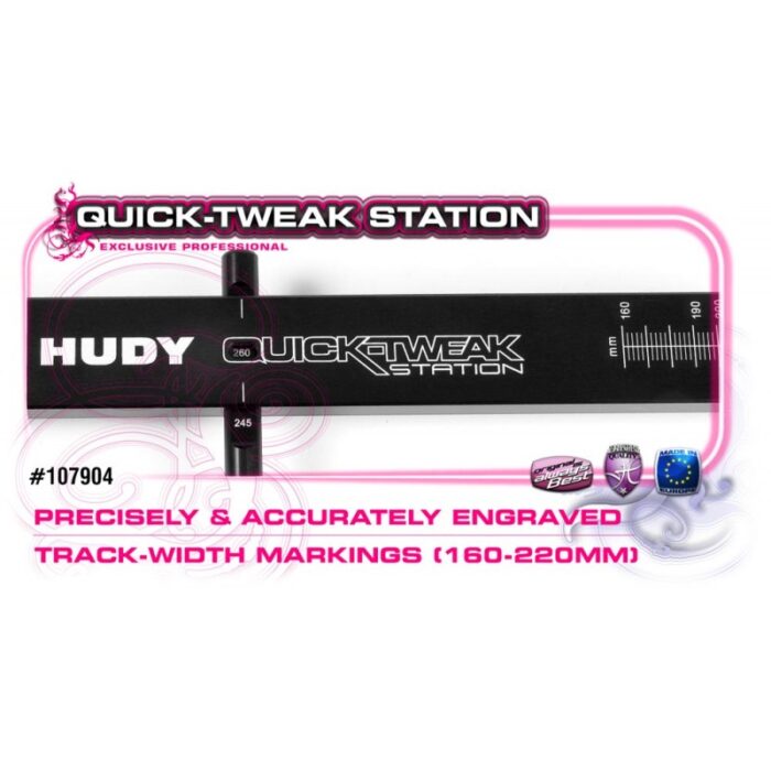 #107904 HUDY QUICK-TWEAK STATION 1/10 - 1/12 ON ROAD