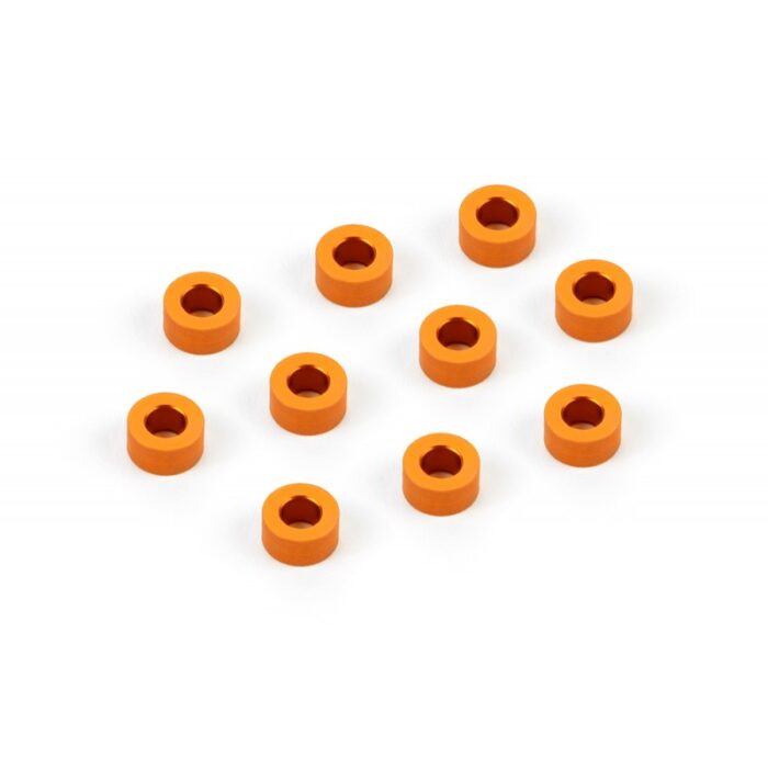 #303125-O SPESSORE ALLUMINIO 3X6X 3.0MM - ORANGE