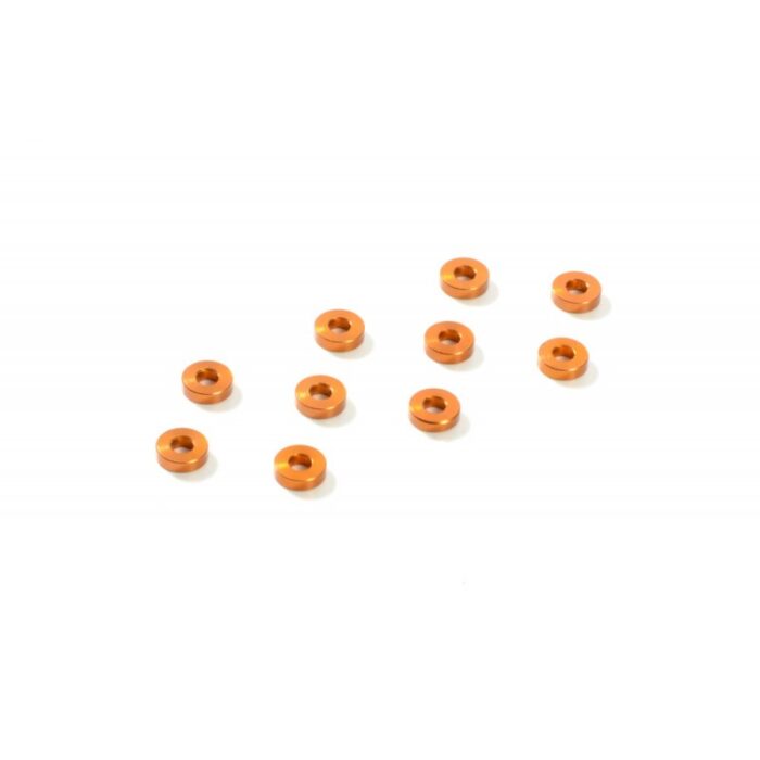 #303138-O SPESSORE ALLUMINIO 3X7X 2.0MM - ORANGE