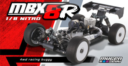 E2027 MUGEN SEIKI MBX8R 1/8 SCALE NITRO 4WD BUGGY