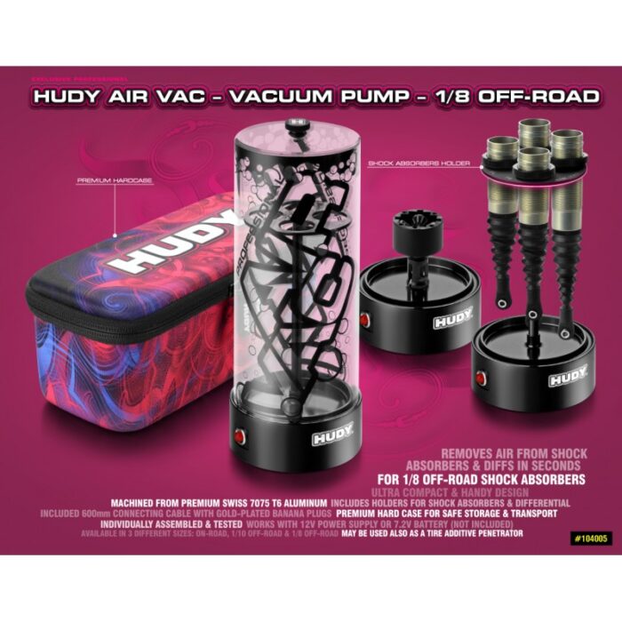 #104005 HUDY VACUUM POMPA A VUOTO OFF-ROAD 12V