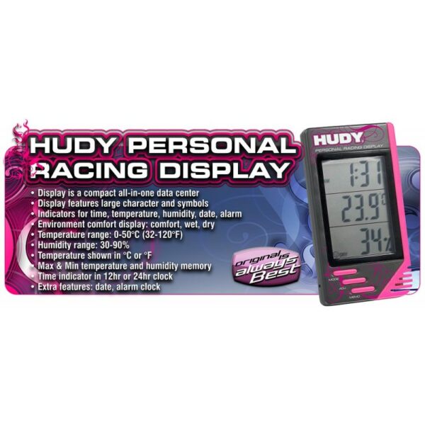 #107850 HUDY DISPLAY DA CORSA PERSONALE