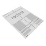 #108210 HUDY ADESIVO MILLIMETRATO PER PIANO 1/8 - 1/10