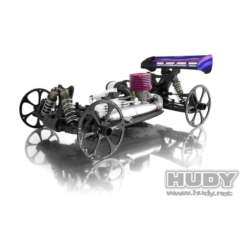 #108870 HUDY CERCHI IN ALLUMINIO PER ATTACCO 1 / 8 OFF-ROAD