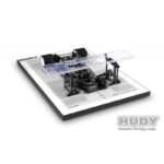 #109405 HUDY EXCLUSIVE SET-UP PER MODELLO 1/10 - 1/12 PAN CARS