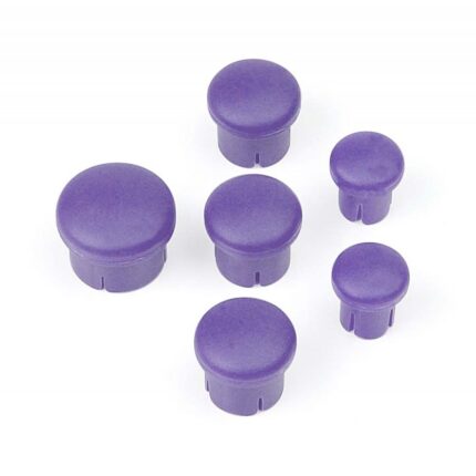 #195010 HUDY SET TAPPI IN PLASTICA PER UTENSILI VIOLET (3+2+1)