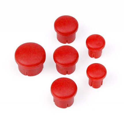 #195020 HUDY SET TAPPI IN PLASTICA PER UTENSILI ROSSO (3+2+1)