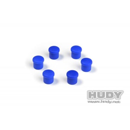 #195054-B HUDY SET TAPPI IN PLASTICA 14MM PER UTENSILI BLU