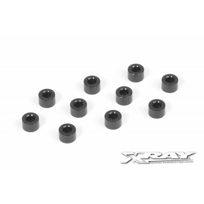 #303127-K XRAY SPESSORE ALLUMINIO 3X6X4.0MM - BLACK