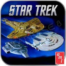 AMT764 STAR TREK CADET S.DEEP SPACE 9 - 3 SHIP 1/2500