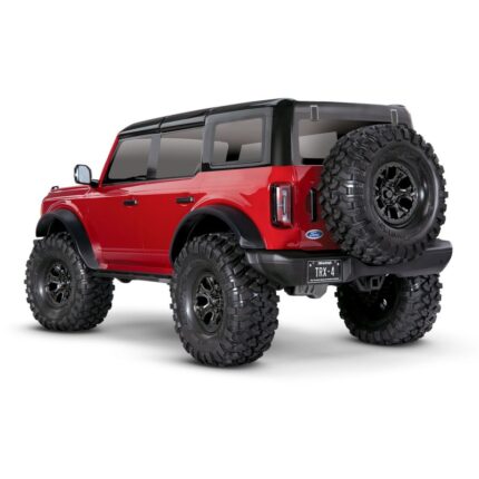 TXX92076-4-RED TRX-4 NUOVO FORD BRONCO 2021 SCALE & TRAIL CRAWLER -ROSSO