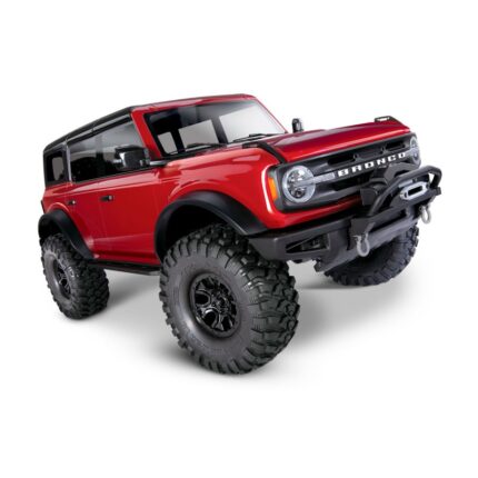 TXX92076-4-RED TRX-4 NUOVO FORD BRONCO 2021 SCALE & TRAIL CRAWLER -ROSSO