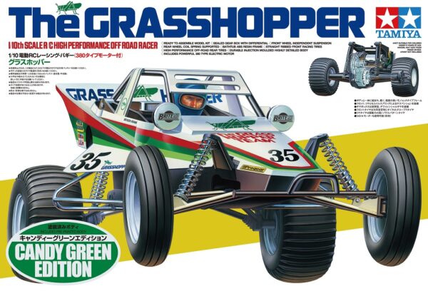 TA47348 TAMIYA THE GRASSHOPPER CANDY GREEN