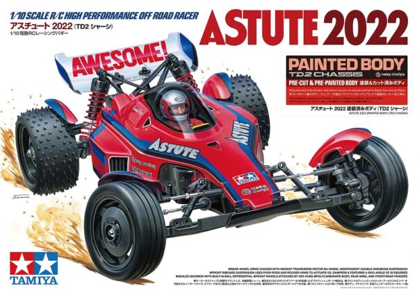 TA47482 TAMIYA ASTUTE 2022 BODY PAINTED