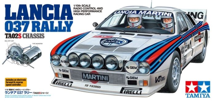 TA58654 TAMIYA LANCIA 037 MARTINI RALLY