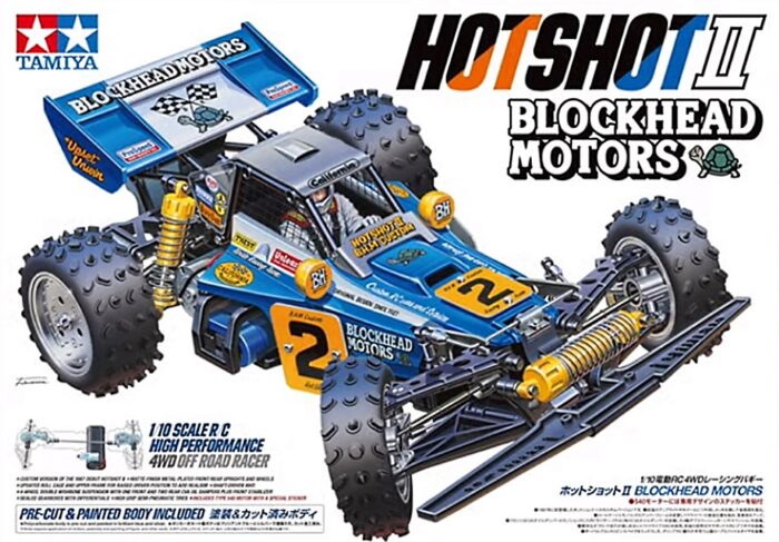 TA58710 TAMIYA HOTSHOT II BLOCKHEAD MOTORS 4WD