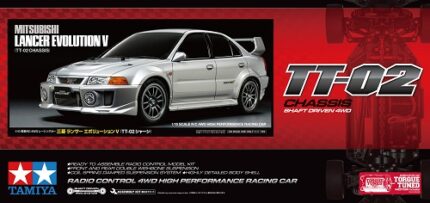 TA58713 TAMIYA MITSUBISHI LANCER EVO V