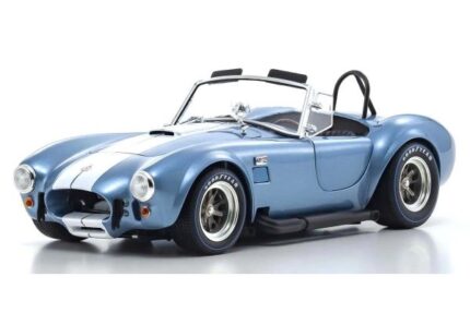 KS08048SBL KYOSHO SHELBY COBRA 427 S/C SPIDER 1:18 1962 LIGHT BLUE-WHITE