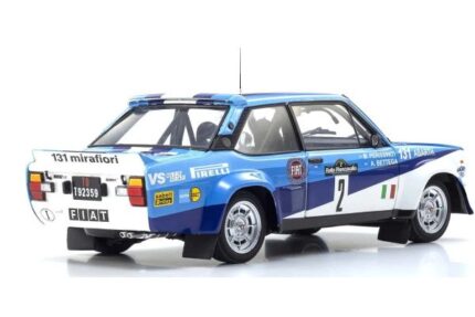 KS08376F KYOSHO FIAT 131 ABARTH A.BETTEGA WINNER PIANCAVALLO 1:18 1981