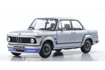 KS08544S KYOSHO BMW 2002 TURBO 1:18 1974 ARGENTO