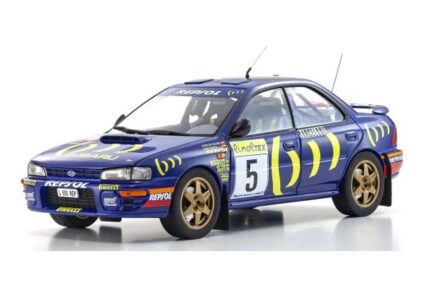 KS08962B KYOSHO SUBARU IMPREZA CARLO SAINZ WINNER MONTE CARLO 1:18 1995