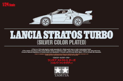 TA25418 TAMIYA LANCIA STRATOS TURBO SILVER EDITION