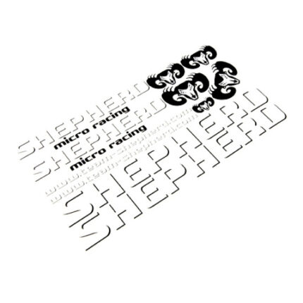 900062 SHEPHERD DECALS WHITE