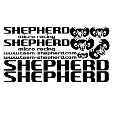 900063 SHEPHERD DECALS BLACK