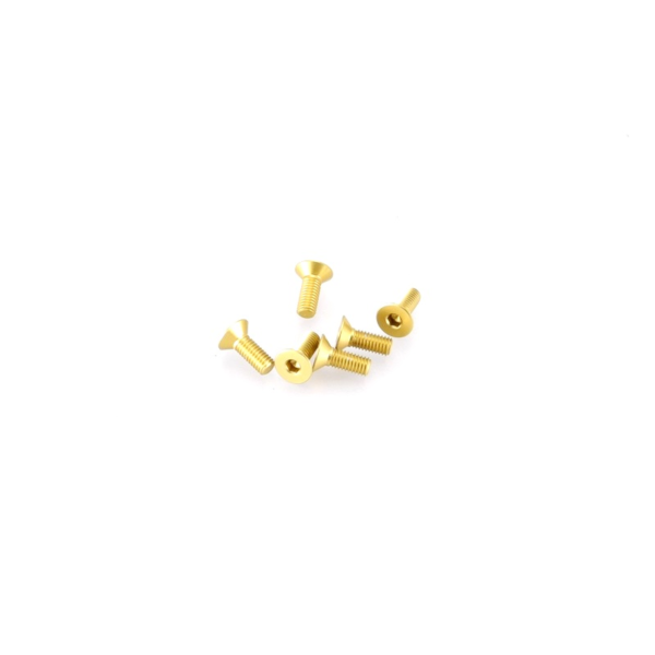 ONE-29278-G-6 CAPRICORN VITE M3X8 TESTA SVASATA 7075-GOLD